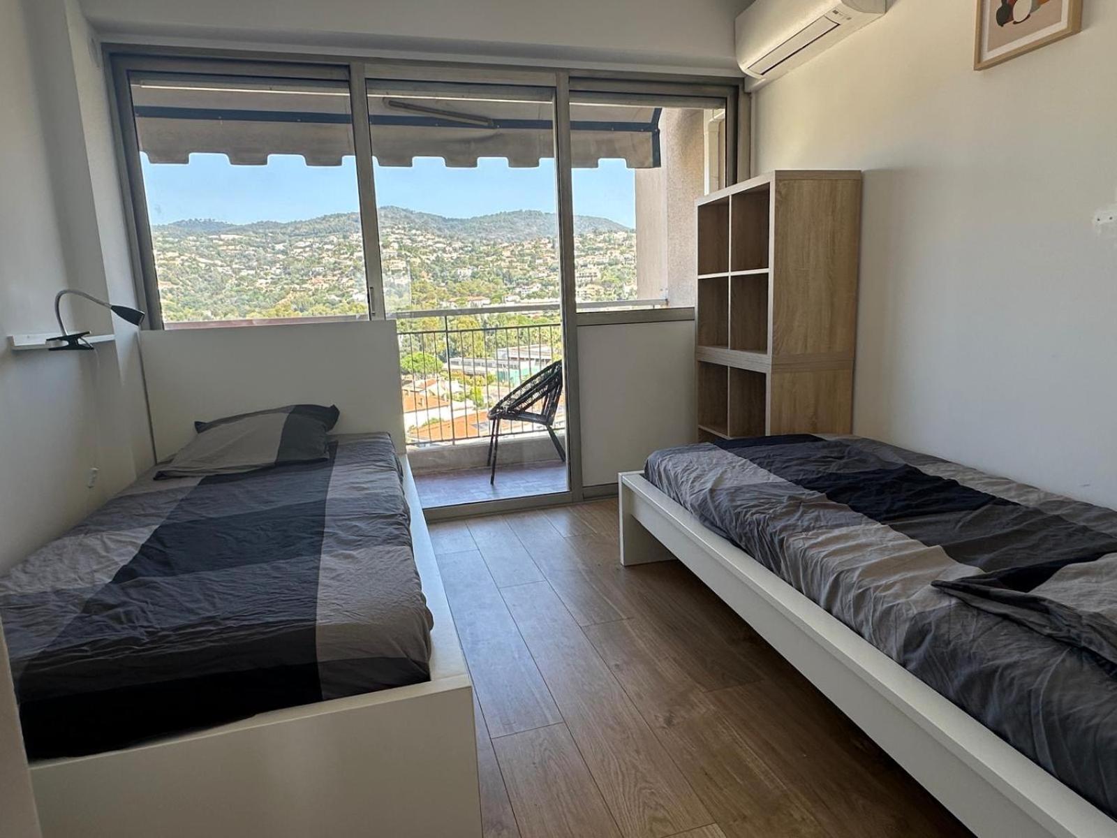 Appartement T3 De Standing Vue Mer Et Marina Mandelieu Zewnętrze zdjęcie